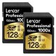 thumbnail image 1 of Tarjetas SDXC Lexar Professional 1000X 128 GB (paquete de 2) UHS-II, 1 of 3