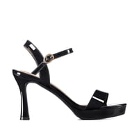 Sandalia Casual Taco Alto Simil Charol Mujer Weide You537