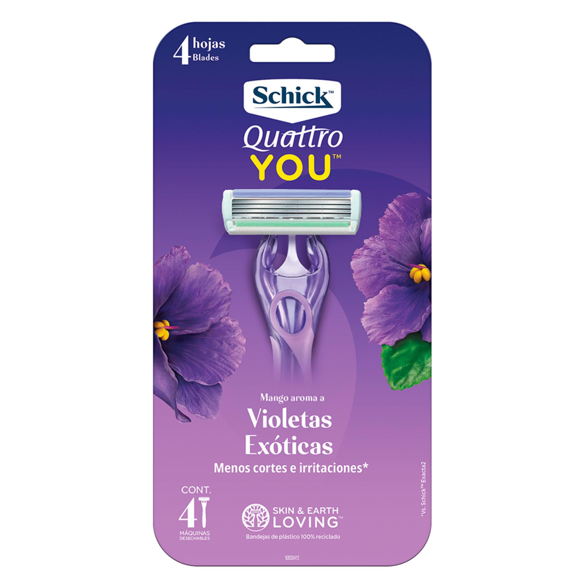 Máquina Depilatoria Quattro You 1 Un Schick