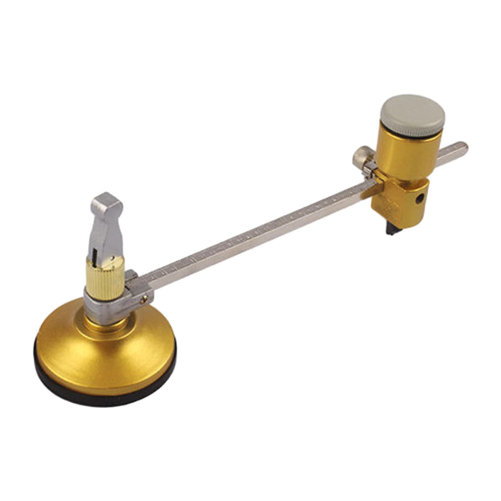 Bothyi - Herramienta Para Cortar Vidrio, Espejos Resistentes Con Mango, Cortador De Vidrio Circular Para El Hogar, Dorado