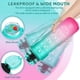thumbnail image 4 of Botella de agua ZOMAKE de 950 ml con frases motivacionales y filtro antiderrames, 4 of 8