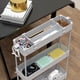 thumbnail image 2 of Carrito de almacenamiento SPACELEAD Slim de 4 niveles para oficina, cocina, gris, 2 of 6
