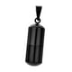 thumbnail image 3 of Pequeño Cilindro Ceniza Collar Colgante Cremación Urna Titular Encanto Colgante Negro, 3 of 3