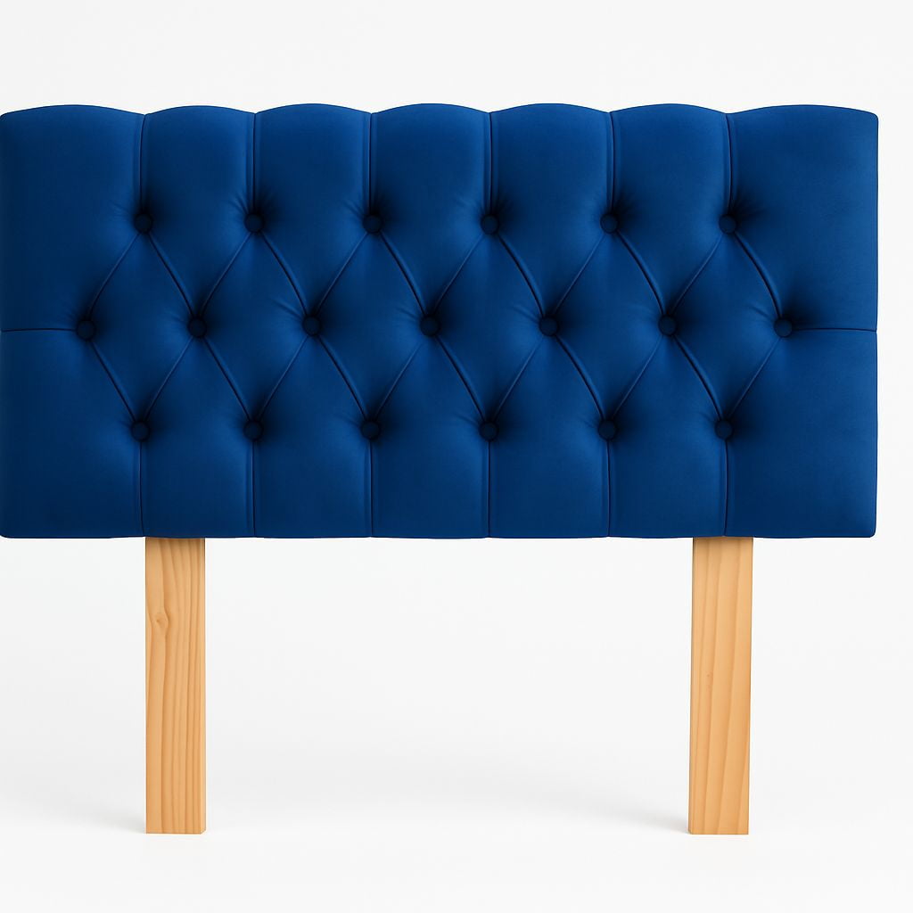 Ethan Desing - Respaldo De Cama 2 Plazas Color Azul