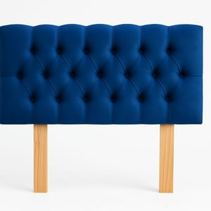 Ethan Desing - Respaldo De Cama 2 Plazas Color Azul