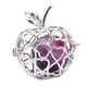 thumbnail image 1 of Fruta Manzana Forma Grano Jaula Medallón Colgante DIY Collar Pulsera Púrpura, 1 of 5