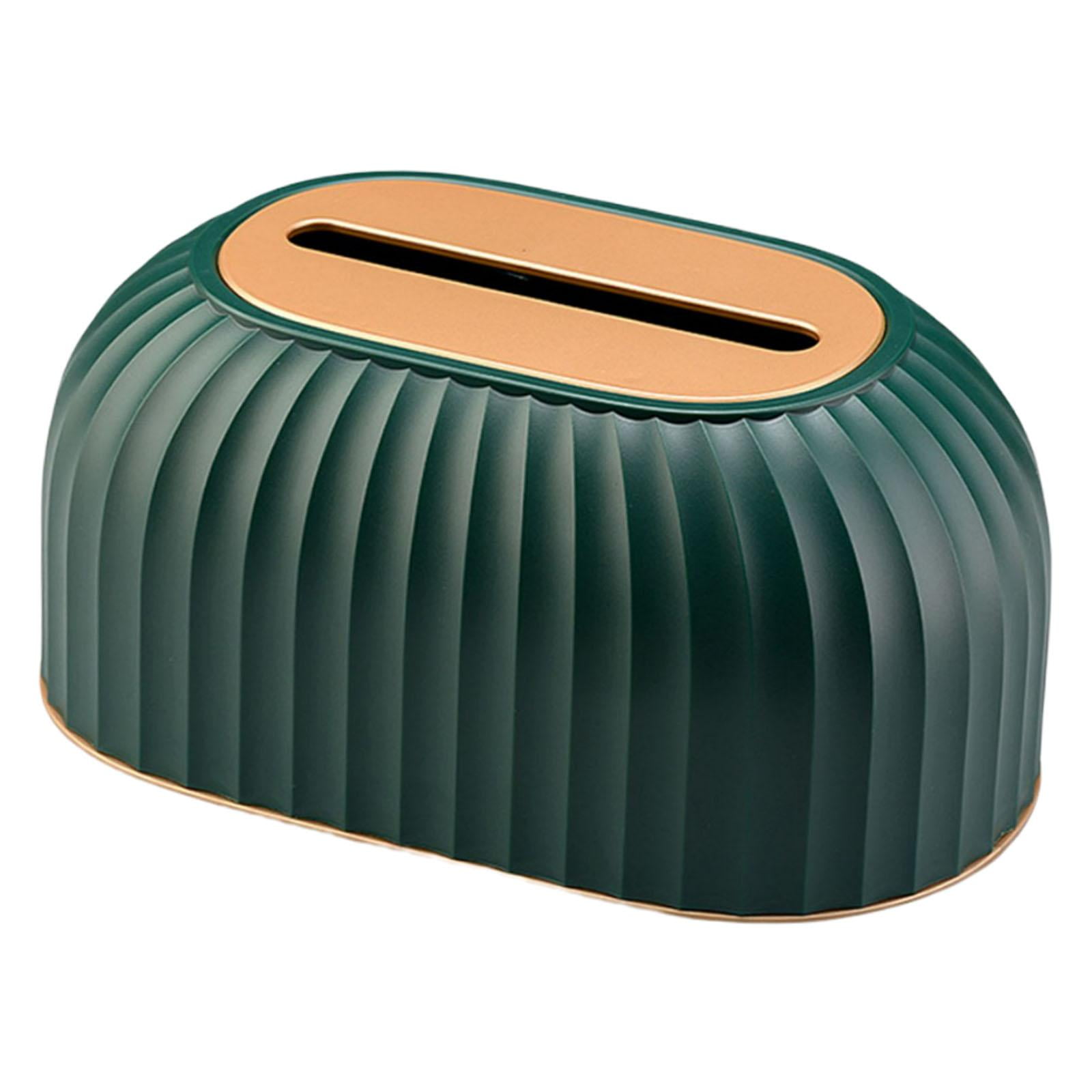 Bothyi - Titular De La Caja De Almacenamiento De Pañuelos Organizador Dispensador De Lujo Ligero Para La Oficina Del Coche Verde