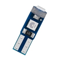 Magideal - Luz De Tablero Led Automotriz T5 3Smd Dc12V, Bombillas De Señal De Lámpara Interior De Coche Para Luces De Lectura, Luces De Aire Acondicionado, Azul