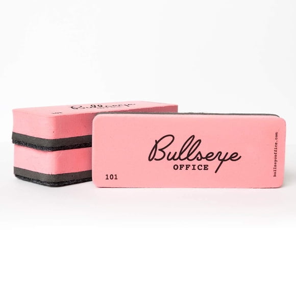 Borrador magnético retro Bullseye Office – Juego de 3