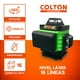 thumbnail image 2 of Nivel Láser 16 Líneas Colton Auto + 2 Baterías + Trípode, 2 of 10