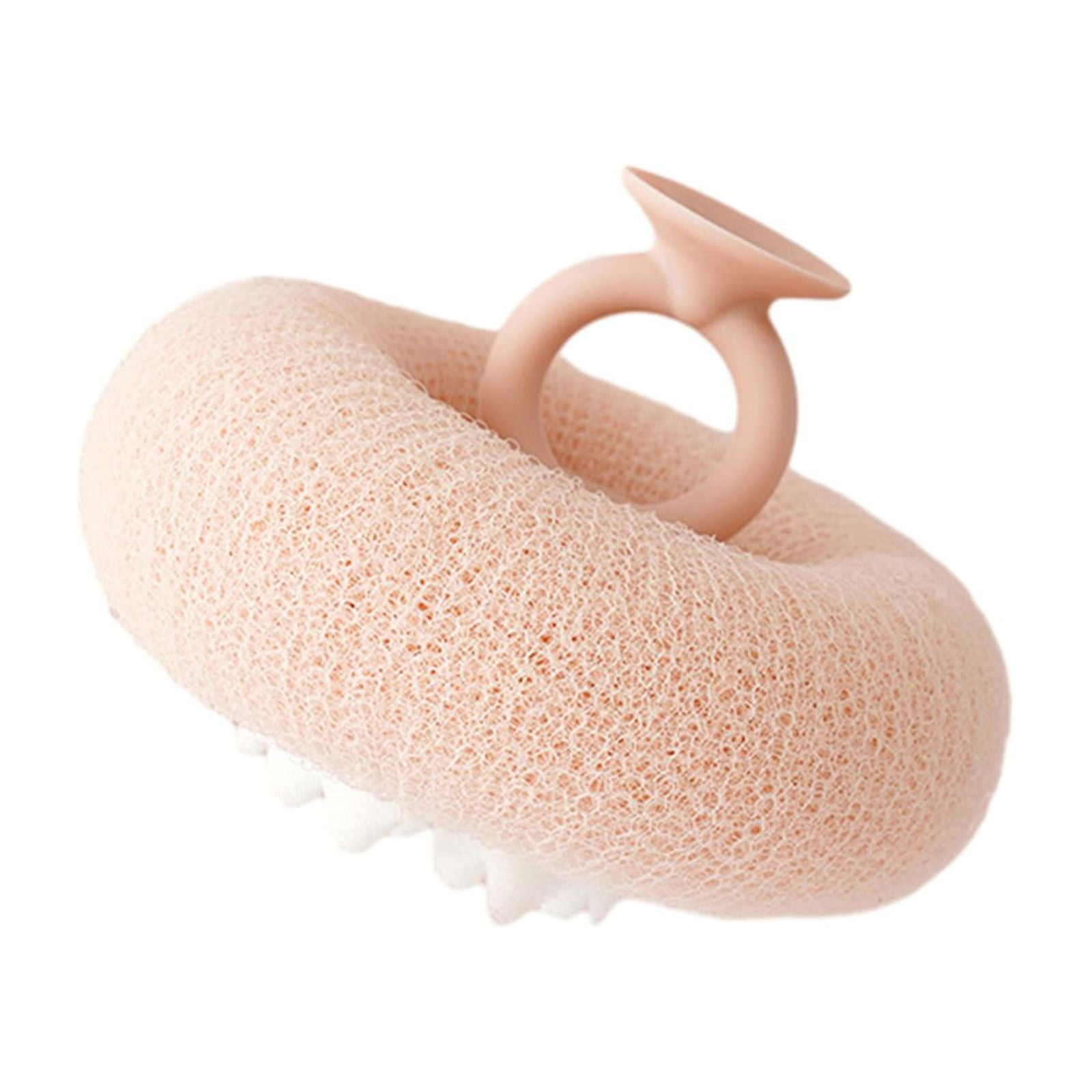 Ioensy - Esponja De Baño Herramientas De Limpieza De La Piel Bola De Ducha De Masaje Para Adultos Y Niños Rosa Claro