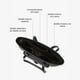 thumbnail image 4 of Ecosusi Bolso Tote Evelina de Papel Lavable 14L para 13" Negro, 4 of 8