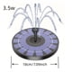 thumbnail image 1 of Enhance Your Outdoor Oasis with Our Solar Powered Water Fountain - 1.5w Pump with 6 Nozzles for Garden, Pond, Pool, and Backyard - Free Standing, Portable, and Floating - Perfect for Bird Bathing, 1 of 5