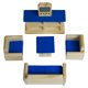 thumbnail image 2 of Dollhouse Furniture Seanmi, 5 juegos de madera a escala 1:12, 35 piezas, 2 of 7