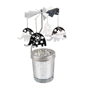 Bothyi - Portavelas Giratorio Para Centros De Mesa, Portavelas, Adorno De Bandeja Para Elefante De Fiesta