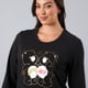 thumbnail image 3 of Pijama Cuello Redondo Flores Mujer 33730-2, 3 of 4
