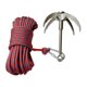 thumbnail image 1 of Gancho De Agarre Con Cuerda Gancho De Anclaje Para Senderismo Camping Al Aire Libre Rojo, 1 of 3