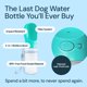 thumbnail image 3 of Botella de agua para perros MalsiPree portátil con cuenco de 550 ml, color azul, 3 of 7
