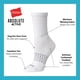 thumbnail image 4 of Calcetines redondos Hanes Absolute Active acolchados para mujer, 4 pares, 4 of 5