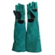 thumbnail image 4 of Guantes Para Manejo De Animales Resistentes A Mordeduras Cuero De Vaca Grueso Verde, 4 of 5
