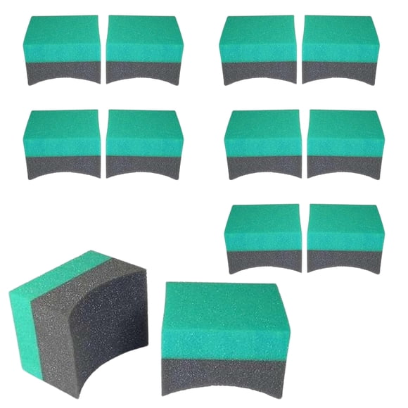 Esponja Utilitaria HI-TECH 10 cm x 6 cm x 8 cm (paquete de 12)