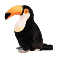 Magideal - Muñeco De Tucán, Figura De Animal Tropical, Adorno Para Sofá, Muñeco De Pájaro De Dibujos Animados De 30 Cm (11,81 Pulgadas) Para Niños, Niñas Y Adole