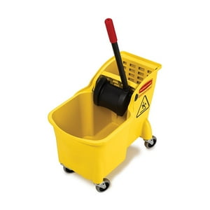 Imahe - Carro Estrujamopa 25 Litros Amarillo Rubbermaid