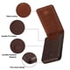 thumbnail image 3 of Portatarjetas Outus de Cuero PU Negro y Café - Pack de 2, 3 of 6