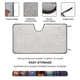 thumbnail image 2 of Elemental Parasol para Parabrisas Delantero Protector Plegable, Visera Solar para Auto Bloquea Rayos UV Mantiene tu Vehículo Fresco 130cm*70cm, 2 of 6