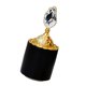 thumbnail image 1 of Incensario Cono Quemador Incensario Incensario Para Yoga Decoración Del Hogar Escritorio Artesanal Negro L, 1 of 5