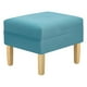 thumbnail image 2 of Pouf Sky 1c Felpa 05 Turquesa, 2 of 3