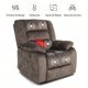 thumbnail image 2 of Sillón Bergere Reclinable Masajeador con Calor Hemingway Café, 2 of 3