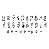 Rienda Libre Graphics - Decomural Numbers Math Ws-34451
