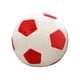 thumbnail image 3 of Balón De Fútbol De Peluche, Cómodo Balón De Fútbol Relleno Para Cafeterías, Bar, Sala De Estar, Blanco Y Rojo, 3 of 5