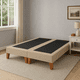 thumbnail image 1 of Base De Cama 2 Plazas Beige En Lino, 1 of 3