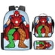 thumbnail image 1 of 3pcs/set Kids Spiderman School Bags For Boys Girls 16inch Marvel Superhero Backpack Children Primary Book Bag Schoolbag, 1 of 3