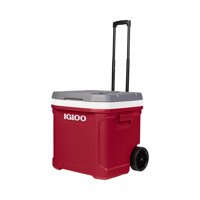 Igloo - Cooler Roller Con Ruedas Latitude Rojo 60 Qt / 57 Litros