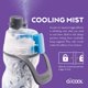 thumbnail image 4 of Botella de agua O2COOL Mist 'N Sip Misting 2 en 1, 600 ml, para fútbol, 4 of 8