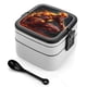 thumbnail image 1 of Flashman Fiambrera de Doble Capa, Contenedor de Almuerzo Portátil Apilable, Almacenamiento de Alimentos Hermético a Prueba de Fugas, 1000ml, 1 of 6