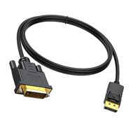 Bothyi - 2M Dp A Dvi Cable Mirror Conexión De Pantalla Grande Para Hdtv Pc