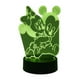 thumbnail image 2 of Lampara Ilusion 3d Minnie Y Mickey De 7 Colores Base Touch, 2 of 6
