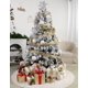 thumbnail image 2 of Bolas de Navidad SHareconn 80 mm 12 piezas – Juego Blanco y Plateado, 2 of 6
