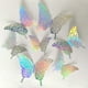 thumbnail image 1 of Set Of 12, 3D Colorful Silvery Butterfly Wall Sticker, Self-adhesive Hollow Paper Three-dimensional Decal For Living Room Bedroom, Wall Decoration, Home Room Decor, 1 of 3