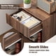thumbnail image 4 of Juego de mesitas de noche INNOD Fluted Modern con cajón y estante, 2 unidades, 4 of 8