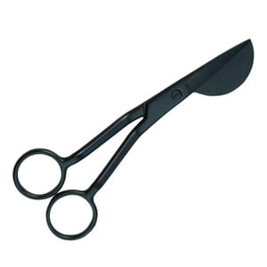Genérico - Tijeras Para Apliques, Hoja De Pico De Pato, Profesionales, Tejido De Alfombras, Pelícanos, Hoja Negra