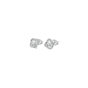 Aros Lp3094-4/1 Lotus Silver Mujer Pearls