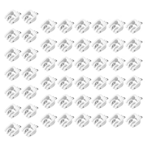 Bothyi - 50 Piezas Deslizadores De Riel De Cortina Rieles De Cortina De Baño Deslizadores Deslizantes