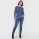 thumbnail image 4 of Sweater Mujer Cerrado Trenzado Petróleo Corona, 4 of 5