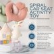 thumbnail image 4 of Asiento de coche y cochecito en espiral Itzy Ritzy de Activity Toy para más de 0 meses, 4 of 6