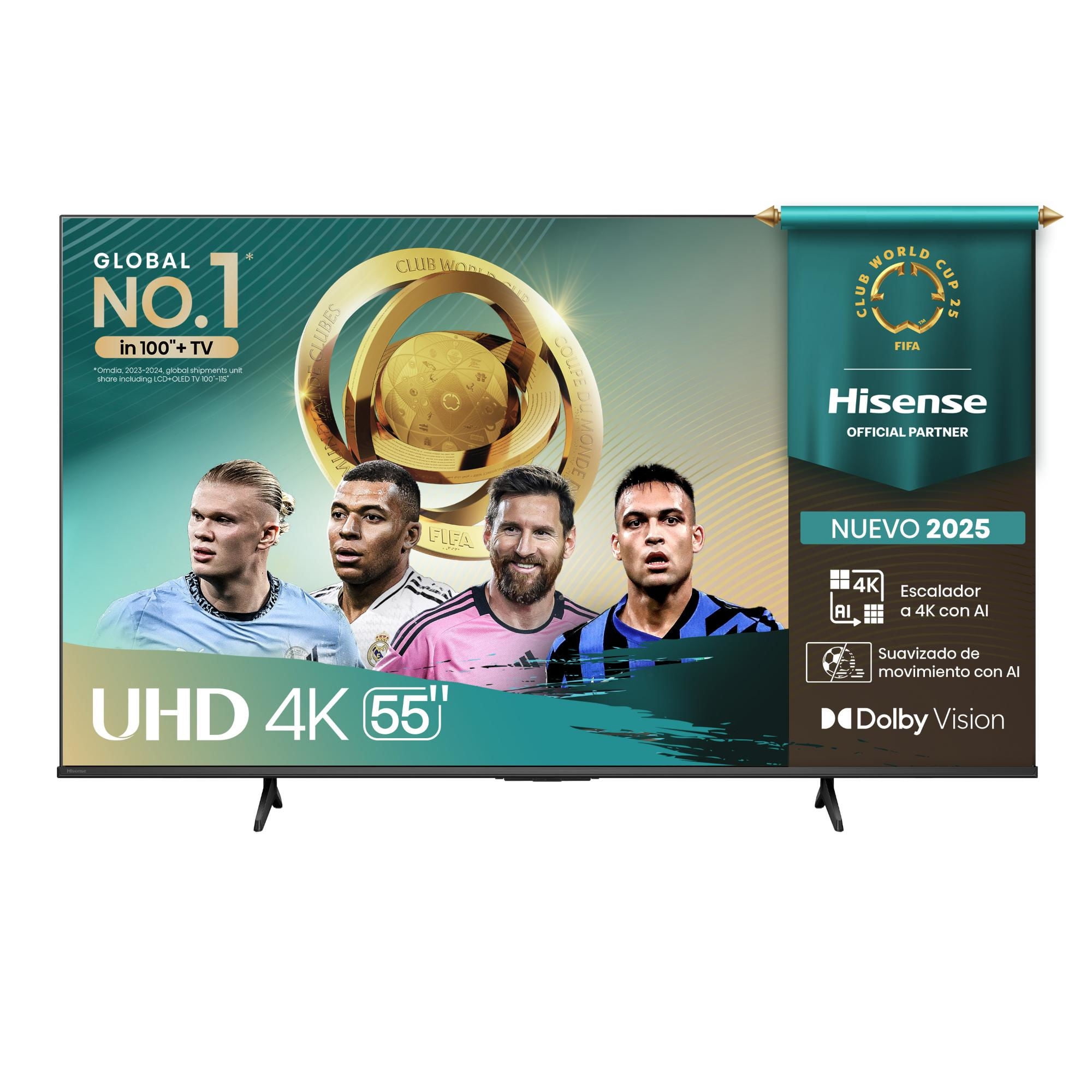 Televisor 55"" Led 4K Uhd 55A6Nv Smart Tv Hisense